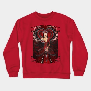 Queen of Hearts Crewneck Sweatshirt